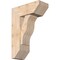 Ekena Millwork Funston Slat Smooth Bracket w/ Offset Brace, Douglas Fir, 7 1/2"W x 18"D x 26"H BKT0806X18X26FST06SDF - alternate 1